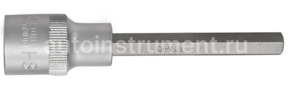 Головка торцевая со вставкой HEX Н8 1/2" АВТОДЕЛО L=100mm 39388