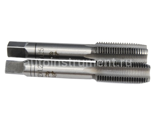 Метчик ручной М12×1.25 (М 12 × 1.25) 2шт. пластиковый футляр АВТОДЕЛО 40797