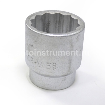Головка торцевая 36мм. 3/4" АВТОДЕЛО 12 гр. 39036