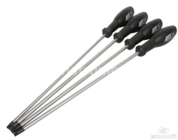 Набор отвёрток удлиненных TORX T20х250мм-T30х250мм 4шт JTC-5115