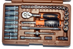 Набор инструмента OMBRA OMT57S (57 предметов) 1/4" 6 гр. пласт.кейс