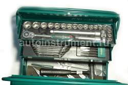 Набор инструмента Jonnesway C-3DH201 (66 предметов) 1/2" 10-32мм.+ключи 6-22 мм.(инст. ящик)