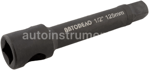 Удлинитель 1/2" 125мм. АВТОДЕЛО ударный CR-Mo 40020