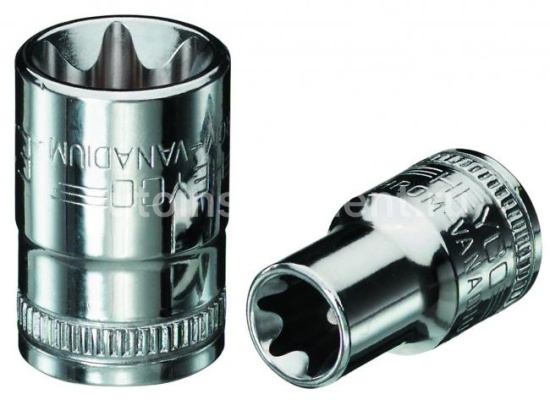 Головка торцевая TORX E10 1/2" HEYCO