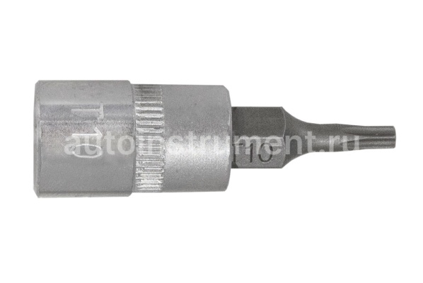 Головка торцевая со вставкой TORX Т10 1/4" Jonnesway L=37мм. S07H210