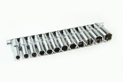 Набор головок 12 пр. OMBRA 1/2" 10-24мм. удлинн.