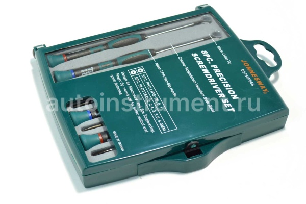 Набор отвёрток 8 шт. Jonnesway для точной механики D3765P08S