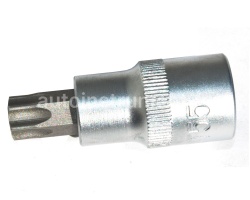 Головка торцевая со вставкой TORX Т55 1/2" АВТОДЕЛО L=55mm 39355