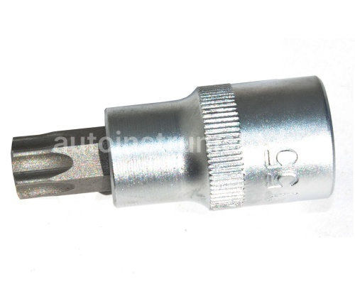 Головка торцевая со вставкой TORX Т55 1/2" АВТОДЕЛО L=55mm 39355