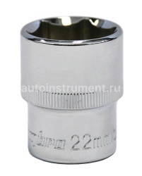 Головка торцевая 22мм. 1/2" OMBRA 12 гр.