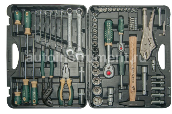 Набор инструмента ROCK FORCE RF-4722-5 (72 предмета) 1/2" & 1/4"DR 6-гранный