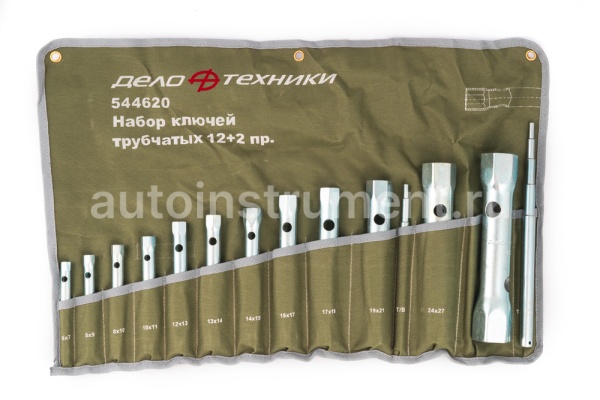 Набор ключей трубчатых штампованных 12 предметов. Дело Техники 544620