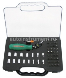Отвёртка трещеточная с битами 53 пр. Jonnesway DR0253S