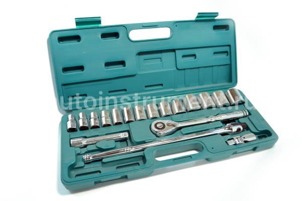 Набор головок 19 пр. Jonnesway 1/2" 3/8"-1-1/4" 12гр. S05H4219S