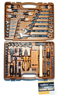 Набор инструмента OMBRA OMT93S (93 предмета) 1/4",1/2" 6 гр. пласт.кейс