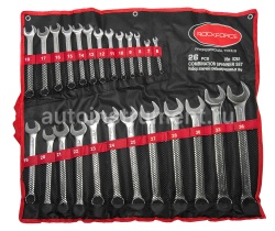 Набор ключей комбинированных 6-36мм 26 пр.(на полотне) ROCK FORCE RF-5261P