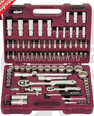 Набор инструмента THORVIK UTS0094MP (94 предмета) 1/4",1/2" MultiProf пласт.кейс