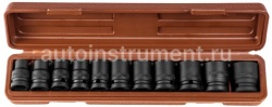 Набор головок 11 пр. OMBRA 1/2" 10-24мм. ударных