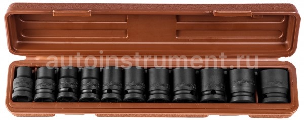 Набор головок 11 пр. OMBRA 1/2" 10-24мм. ударных