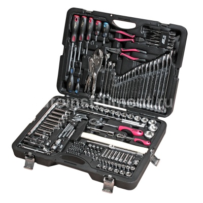 Набор инструментов 1/4" & 1/2" 6-гранный (в кейсе) 156 предметов JTC-H156C