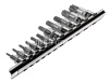 Набор головок торцевых с насадкой TORX с отверстием 1/4"-3/8", T10H-T60H 11 шт JTC-3902