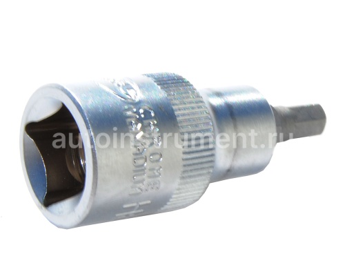 Головка торцевая со вставкой HEX Н6 1/2" АВТОДЕЛО L=55mm 39286