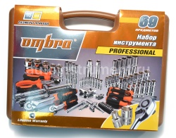 Набор инструмента OMBRA OMT69S (69 предметов) 1/4",1/2" 6 гр. пласт.кейс