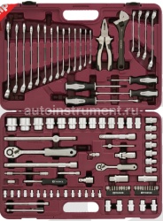 Набор инструмента THORVIK UTS0101 (101 предметов) 1/4",1/2" 6 гр. пласт.кейс