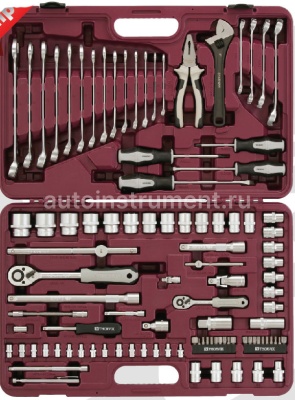 Набор инструмента THORVIK UTS0101 (101 предметов) 1/4",1/2" 6 гр. пласт.кейс