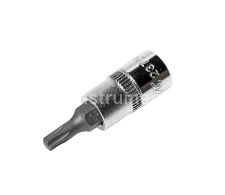 Головка с насадкой TORX 1/4" х T20H, с отверстием, длина 37мм JTC-23520