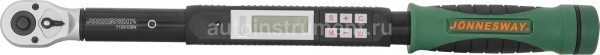 Ключ динамометрический цифровой 1/2" Jonnesway 10-100 HM T154100N