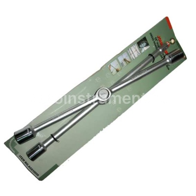 Ключ баллонный крест Jonnesway 16" 17,19,21мм.,1/2" складной AG010099
