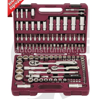 Набор инструмента THORVIK UTS0108MP (108 предметов) 1/4",1/2" MultiProf пласт.кейс