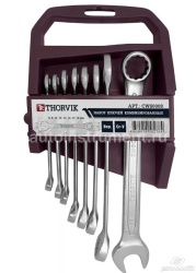 Набор ключей комбинированных 8 шт. THORVIK 8-19мм. CWS0008