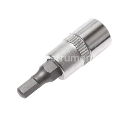 Головка с насадкой HEX 1/4" х H4, длина 37мм JTC-23604