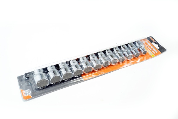Набор головок 12 пр. OMBRA 1/2" 10-24мм. 12 гр.