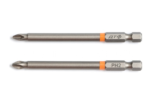Биты 1/4'', PH2 × 90 мм, ДЕЛО ТЕХНИКИ, 2шт 790252