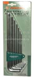 Набор шестигранников 7 шт. Jonnesway 2,5-10мм. длинные H03SM107S