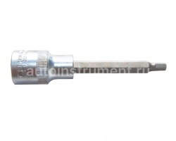 Головка торцевая со вставкой HEX Н5 1/2" АВТОДЕЛО L=100mm 39385
