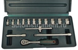 Набор головок 15 пр. Jonnesway 1/4" 4-13мм. S04H2715S