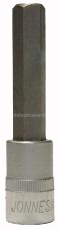 Головка торцевая со вставкой HEX Н12 1/2" Jonnesway L=100мм. S09H4312