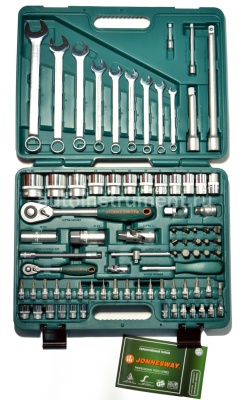 Набор инструмента Jonnesway S04H52482S (82 предмета) 1/4" 4-14мм. 1/2" 14-32мм. в чемодане