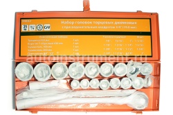 Набор головок грузовой 21 пр. АВТОДЕЛО 3/4" 7/8-2" 39832