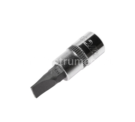 Головка с насадкой ШЛИЦ 1/4" х SL6.5, длина 37мм JTC-23865