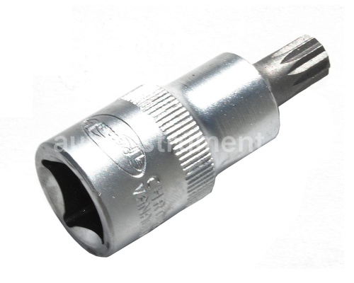 Головка торцевая со вставкой SPLINE М9 1/2" АВТОДЕЛО L=55mm 39509