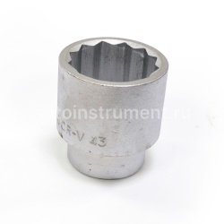 Головка торцевая 43мм. 3/4" АВТОДЕЛО 12 гр. 39043