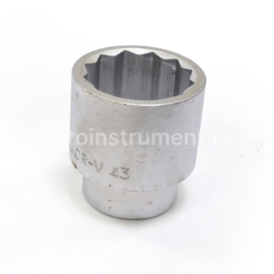 Головка торцевая 43мм. 3/4" АВТОДЕЛО 12 гр. 39043