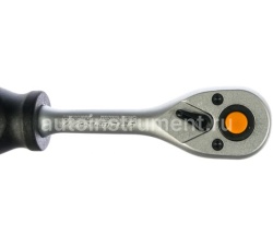 Трещотка 45 зубцов, 150 мм 1/4" ДЕЛО ТЕХНИКИ 608745