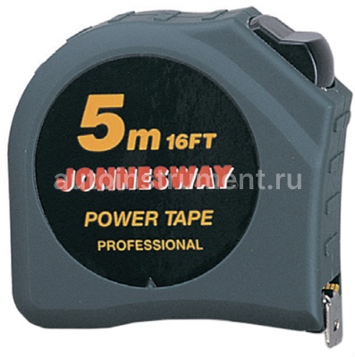Рулетка 10 м в обрезиненом корпусе Jonnesway MT0305