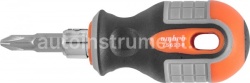 Отвёртка комбинированная РН2 х 6 мм OMBRA “ROUND GRIP” L= 38 мм